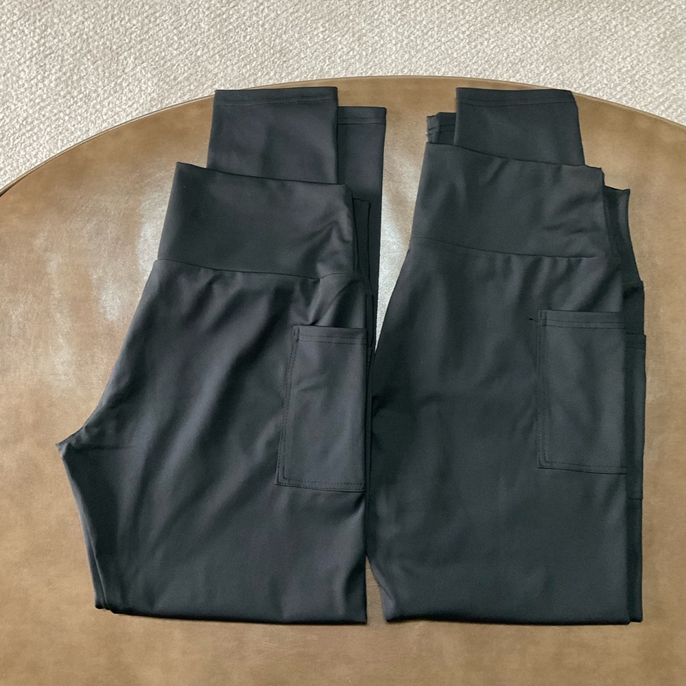 Julia Rose Black Leggings X 2